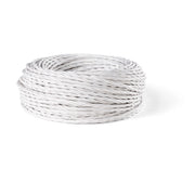 Cavo Elettrico A Treccia 50M Bianco