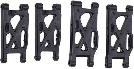 Componente di sospensione - 4 pezzi - Sostituzione per WLtoys 144001/144002 - Materiale in plastica resistente - Prestazioni migliorate - Assorbimento di urti - Componenti RC auto