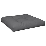 Cuscino per pallet | Cuscini per sedie Antracite 80x80x12 cm in Tessuto