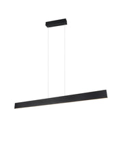 Lampada sospesa tavolo nera 150cm CCT LED35W Galway