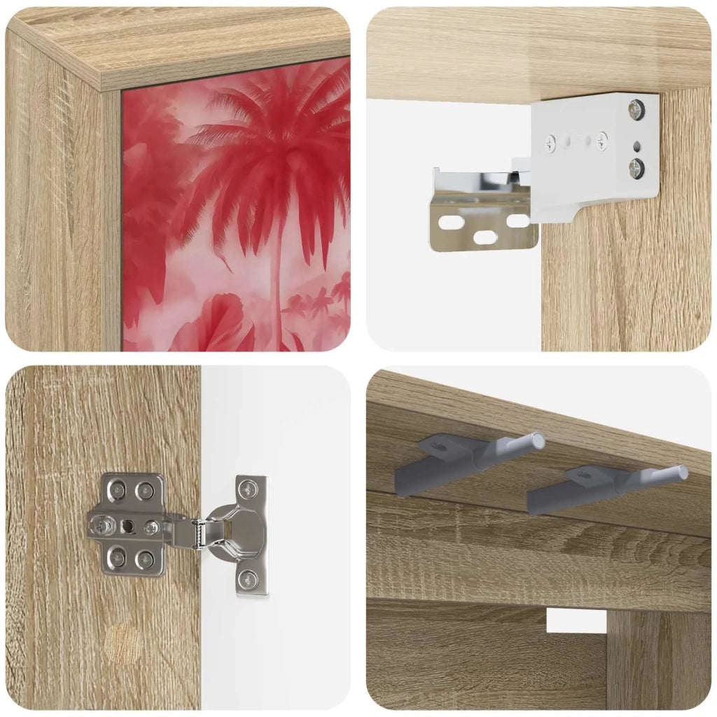 Mobile TV da Parete AACHEN 69 x 33 x 40 cm Rovere Sonoma 8007143