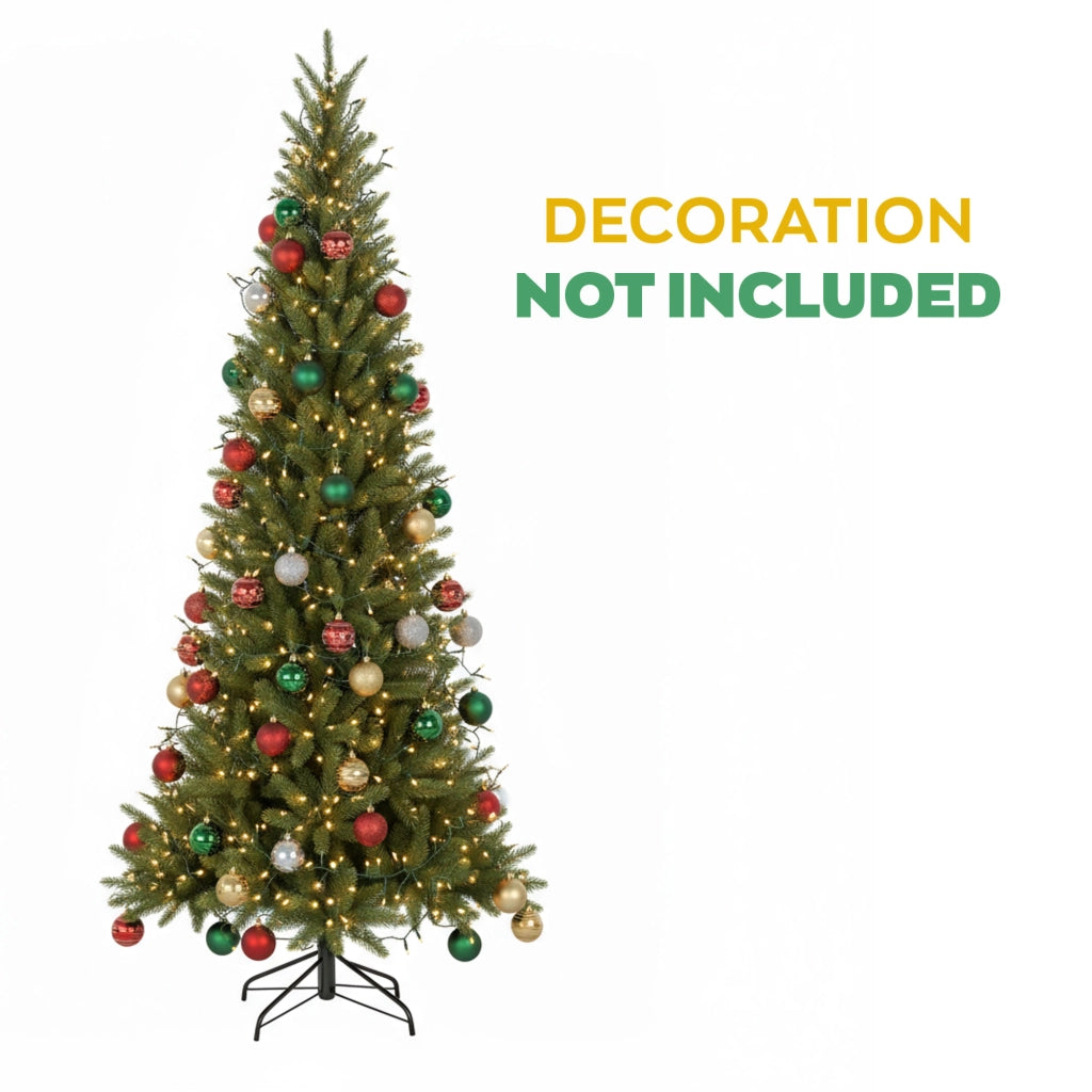 Sanoma - Albero di Natale Tradizionale in PE e PVC Ø119x240H cm, 1408 Punte