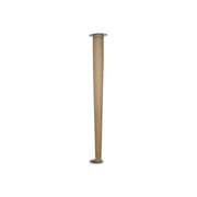 Gamba in legno conica Ã˜ 60 - H.750 mm. legno grezzo