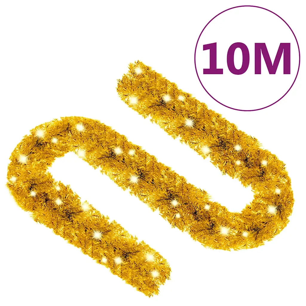 Ghirlanda Natalizia con Luci a LED 10 m Oro CFW6751092