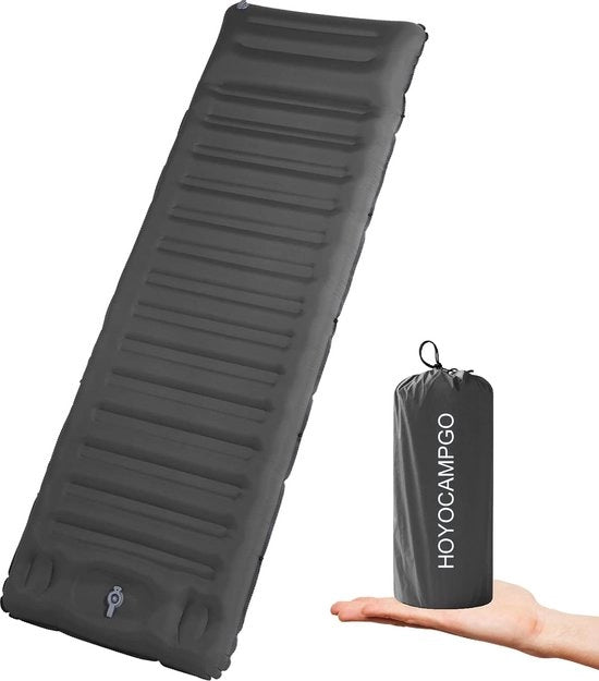 Matrimoniale campingmat isolante, autoinflante, 12 cm, luce portatile, resistente, gonfiabile, matras per campeggio con cuscino per trekking, viaggi