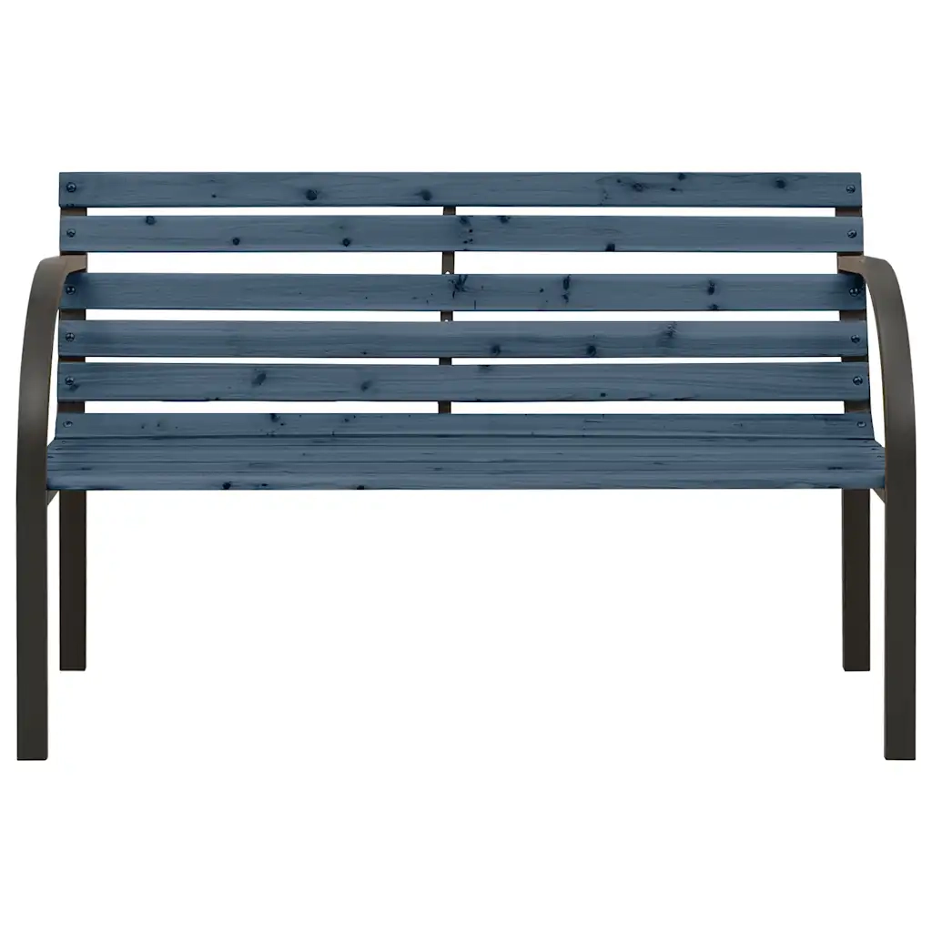 Panchina da Giardino | Panca da Giardino 81 cm in Legno di Abete Cinese Grigia