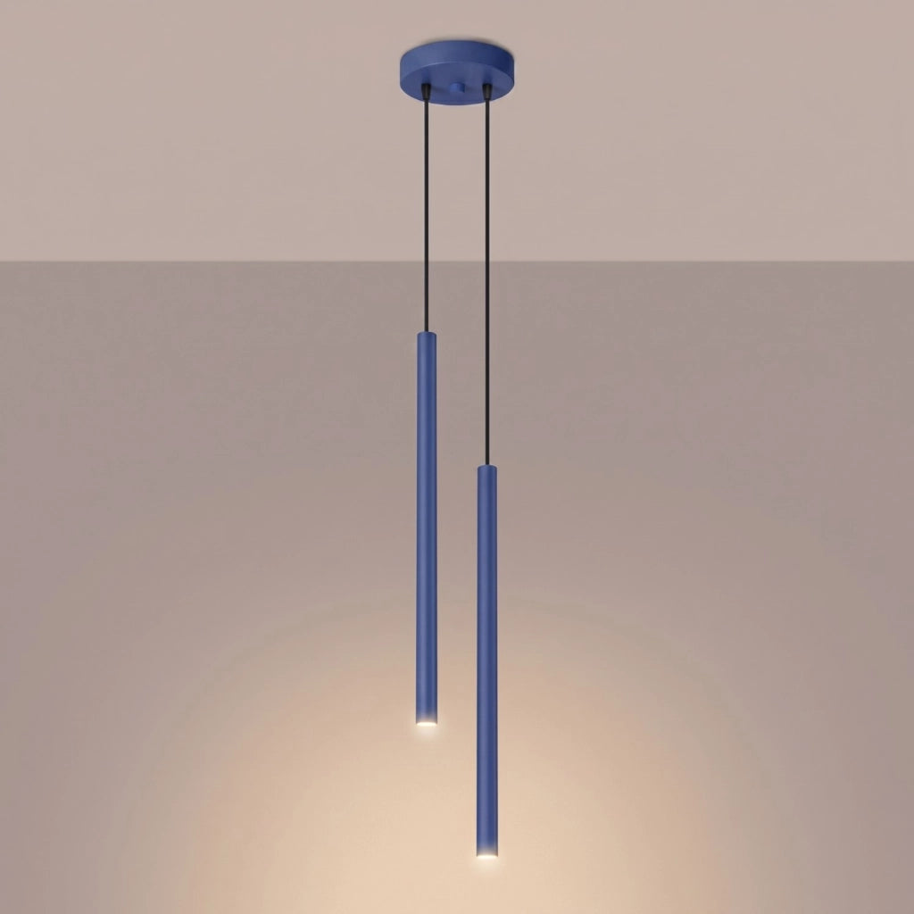 Lampada a sospensione PASTELO 2 oltremare