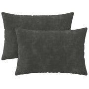 Federa 2 pcs HEERLEN Antracite 50 x 80 cm Fleece in microfibra 912015