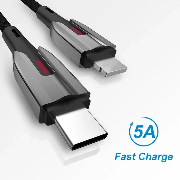 Cavo di Ricarica Fast Charge USB con Lightning Lostech 120 cm