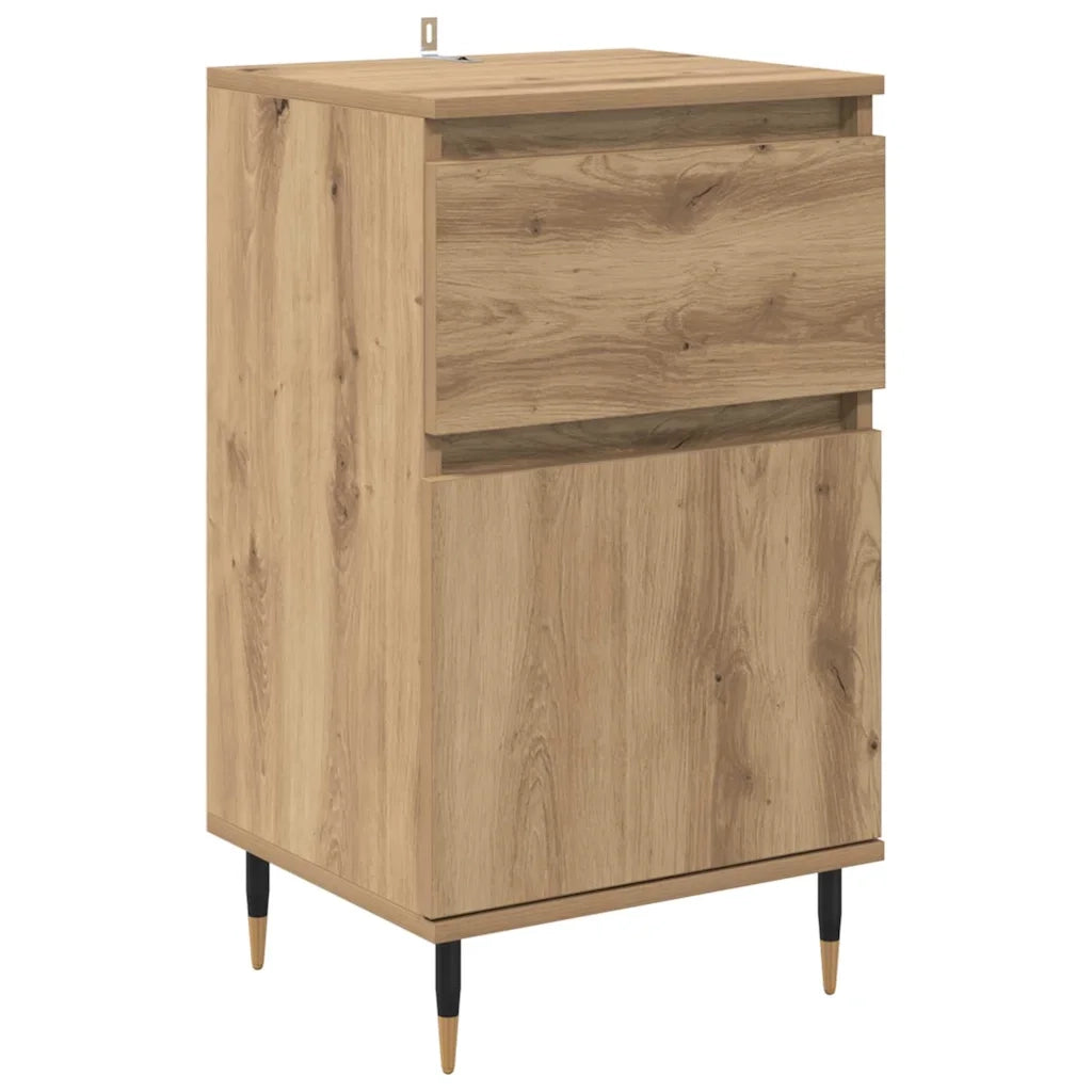 Credenza con Cassetto-Buffet-Armadio da cucina Rovere artigianale 40 x 35 x 70 cm 363425