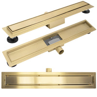 Scarico Lineare Neox Brush Gold 90