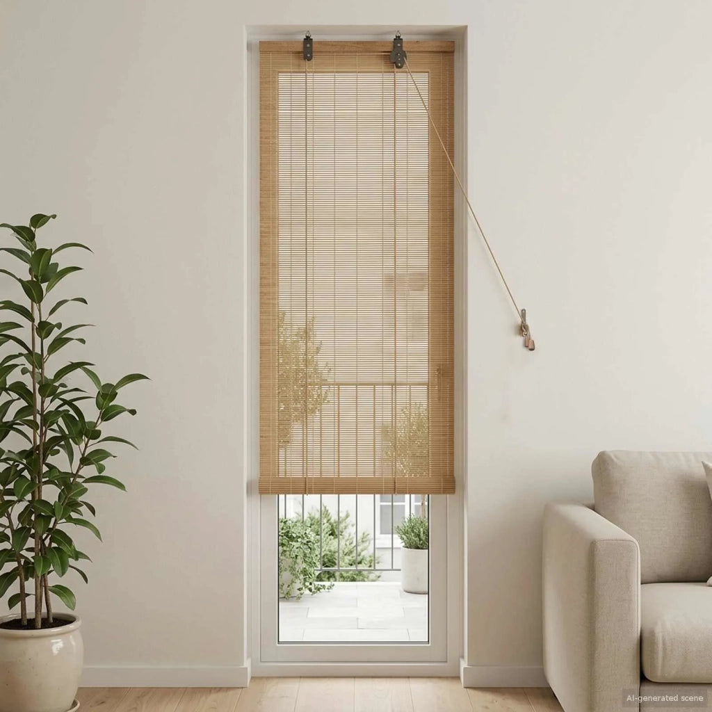 Tenda a rullo Marrone 50 x 220 cm Bambù 42039741
