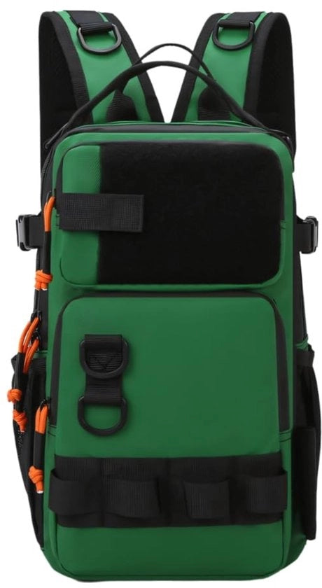 Zaino da pesca impermeabile - Zaino da pesca - Supporto da pesca - Zaino portatile - Tessuto resistente - Comparto principale ampio - Zaini da pesca
