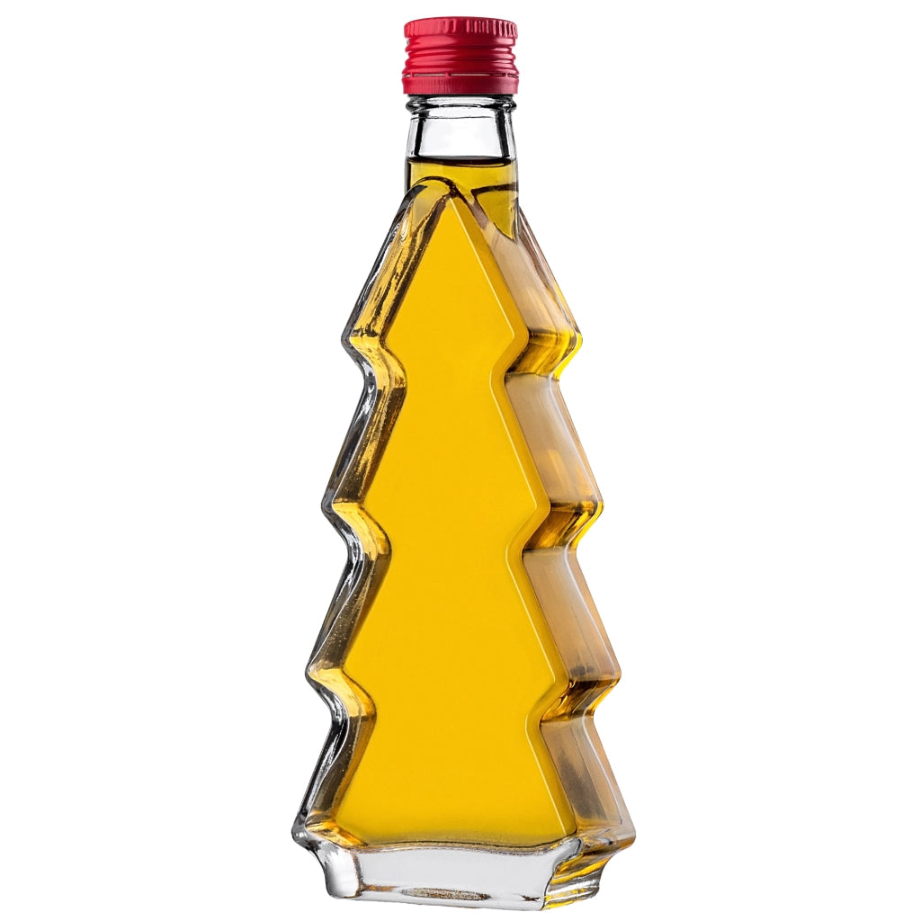 KADAX Butelka choinka 200ml 1szt z zakętką czerwon