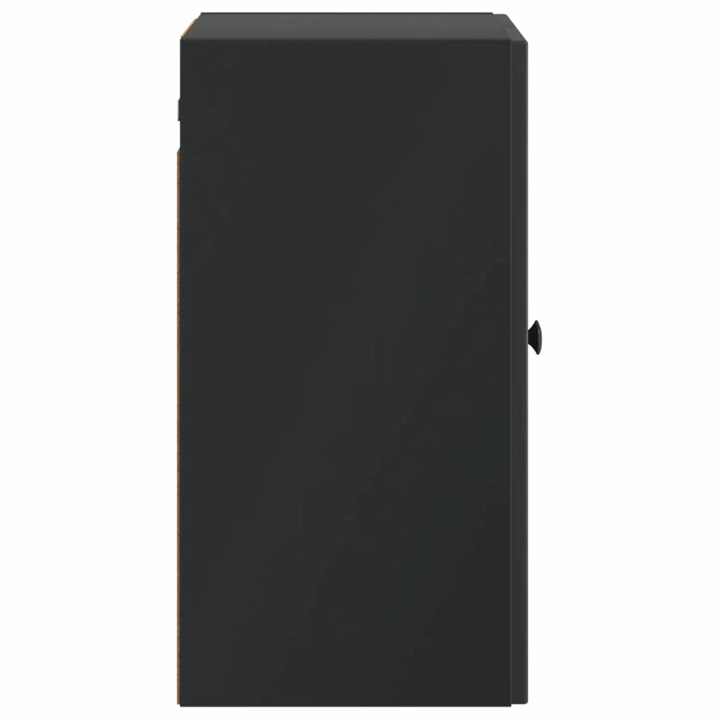 Mobiletto a muro Nero 59 x 31 x 60 cm Legno ingegnerizzato 898066
