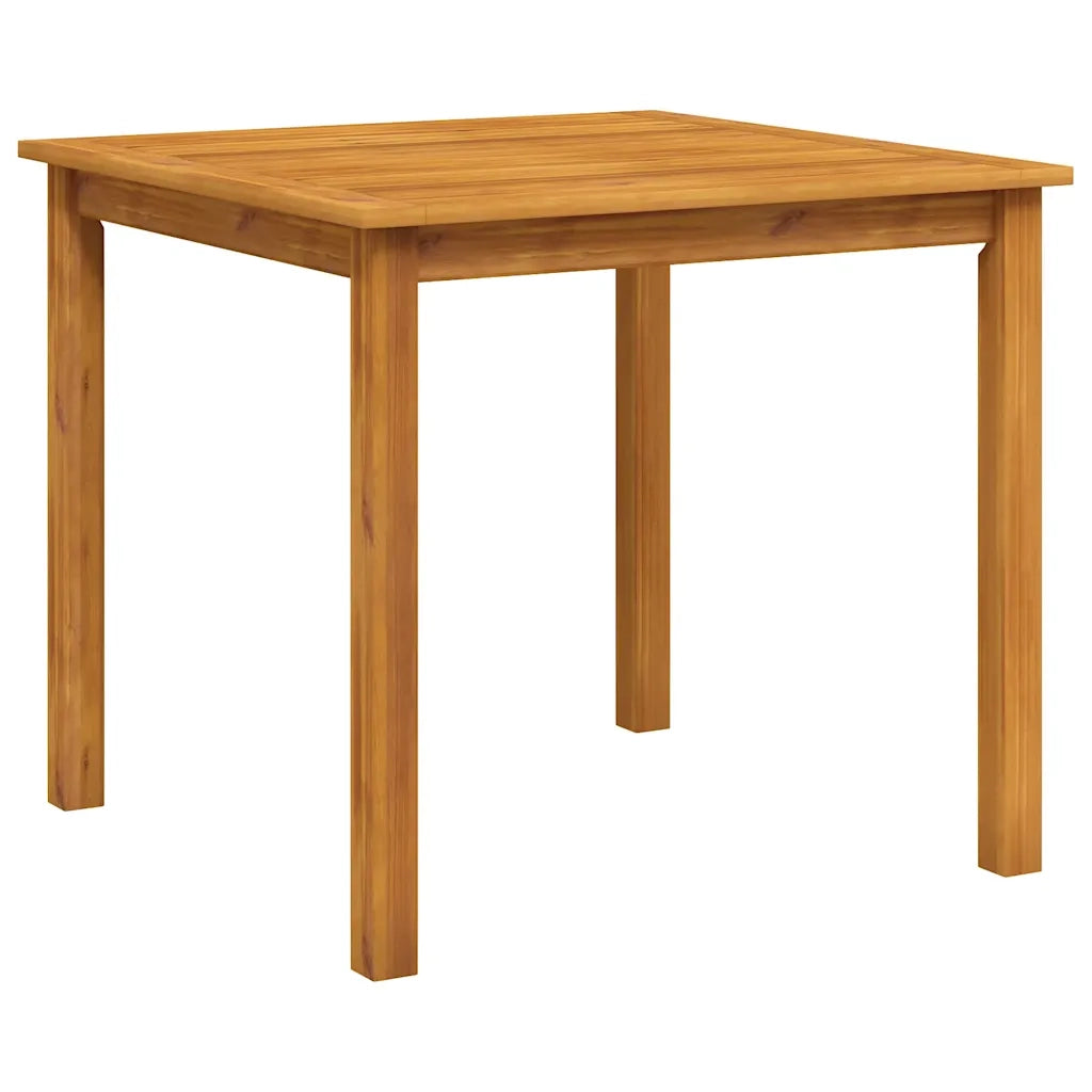 Tavolo da Giardino 85x85x74 cm in Legno Massello di Acacia 48606