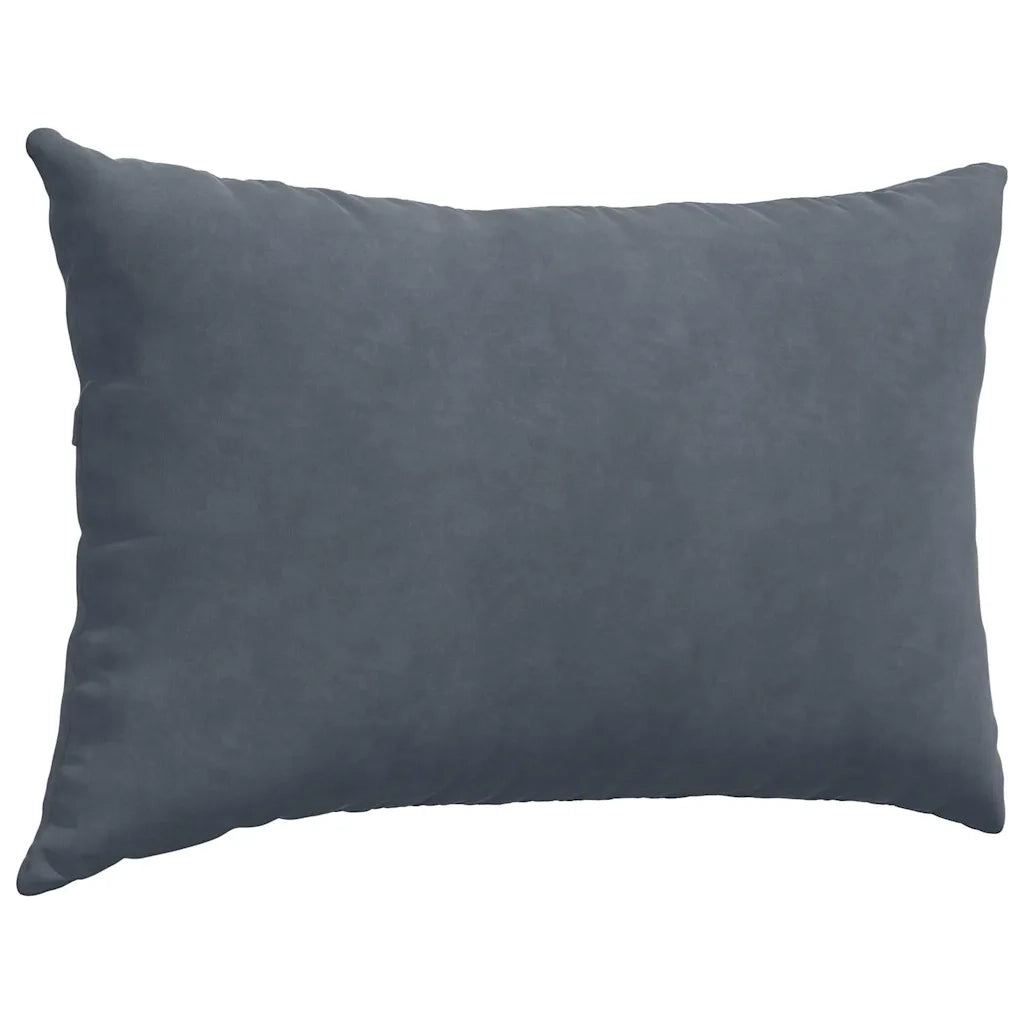 Cuscini da Divano 2 pz | Cuscini per sedie Grigio scuro 60 x 40 cm