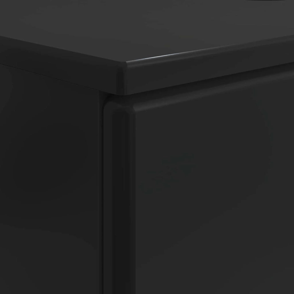 Armadio per Lavabo da Bagno BREDA Nero 82 x 41 x 59 cm 897456