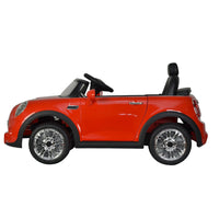 Macchina Elettrica per Bambini 12V con Licenza Mini Cooper Cabrio Bianca