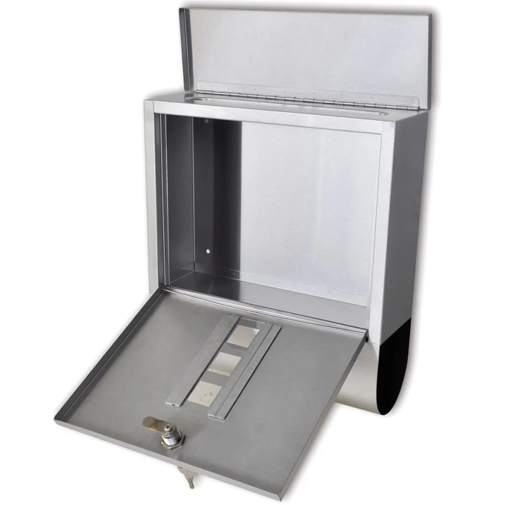 Cassetta postale in acciaio inox argento 02_0041550