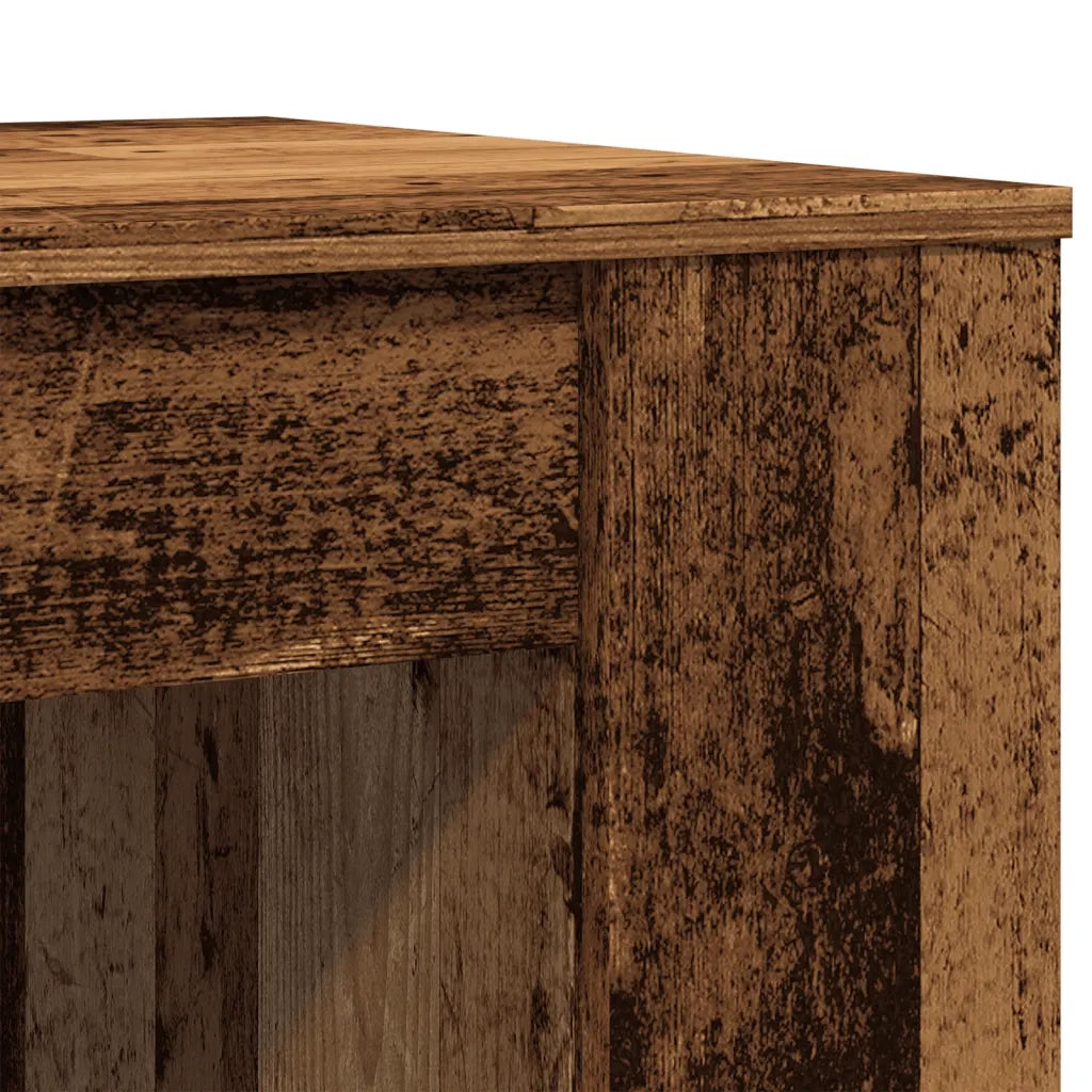 Tavolino da Salotto Legno Antico 102x55x42 cm Legno Multistrato