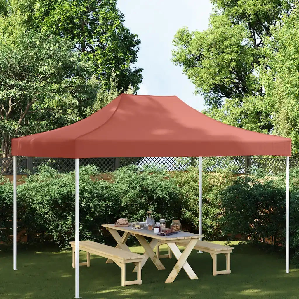 Tetto per Tendone per Feste 4x3 m Terracotta 270 g/m2 CFW9257411