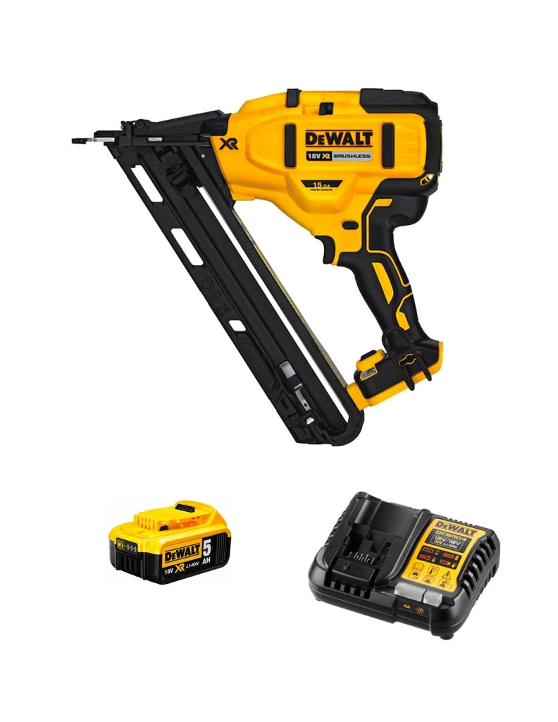Chiodatrice DeWALT DCN650P1-SK (1 x 5,0 Ah + DCB1104)