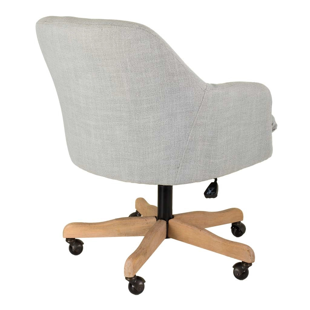 Sedia in legno e imbottita con ruote 60x60x40/93h cm