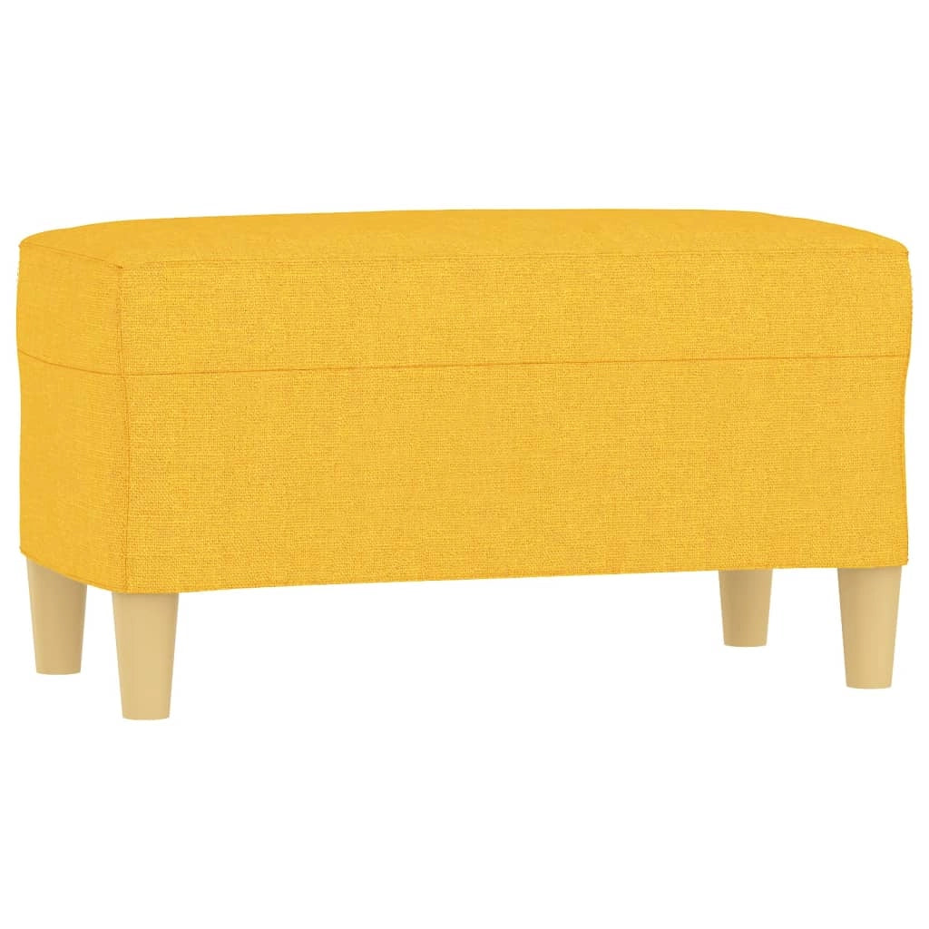Panca/panca 70 x 35 x 41 cm tessuto giallo chiaro 02_0010453