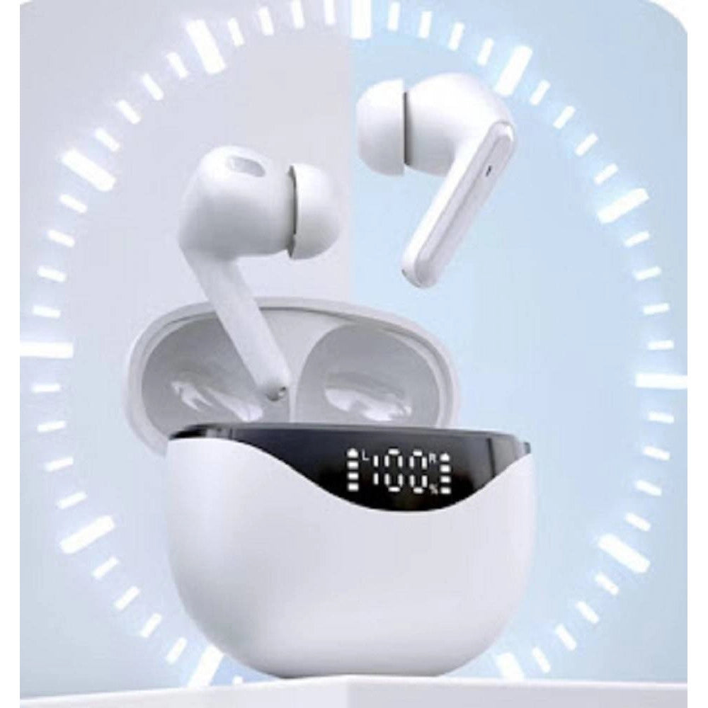 Trade Shop - Set Doppio Auricolare Cuffie Bluetooth Touch Con Box Di Ricarica Display Tws99 -