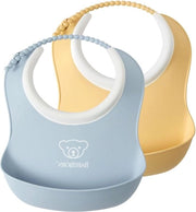 Set di Tessuti per Bambini 2 pezzi - Polvere Gialla e Polvere Blu con Stelle