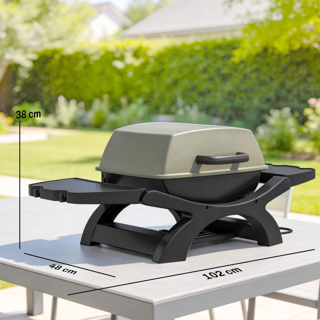 Grill Elettrico Portatile 2300W ¨C zephmum ¨C 23x71 cm Griglia Antiaderente