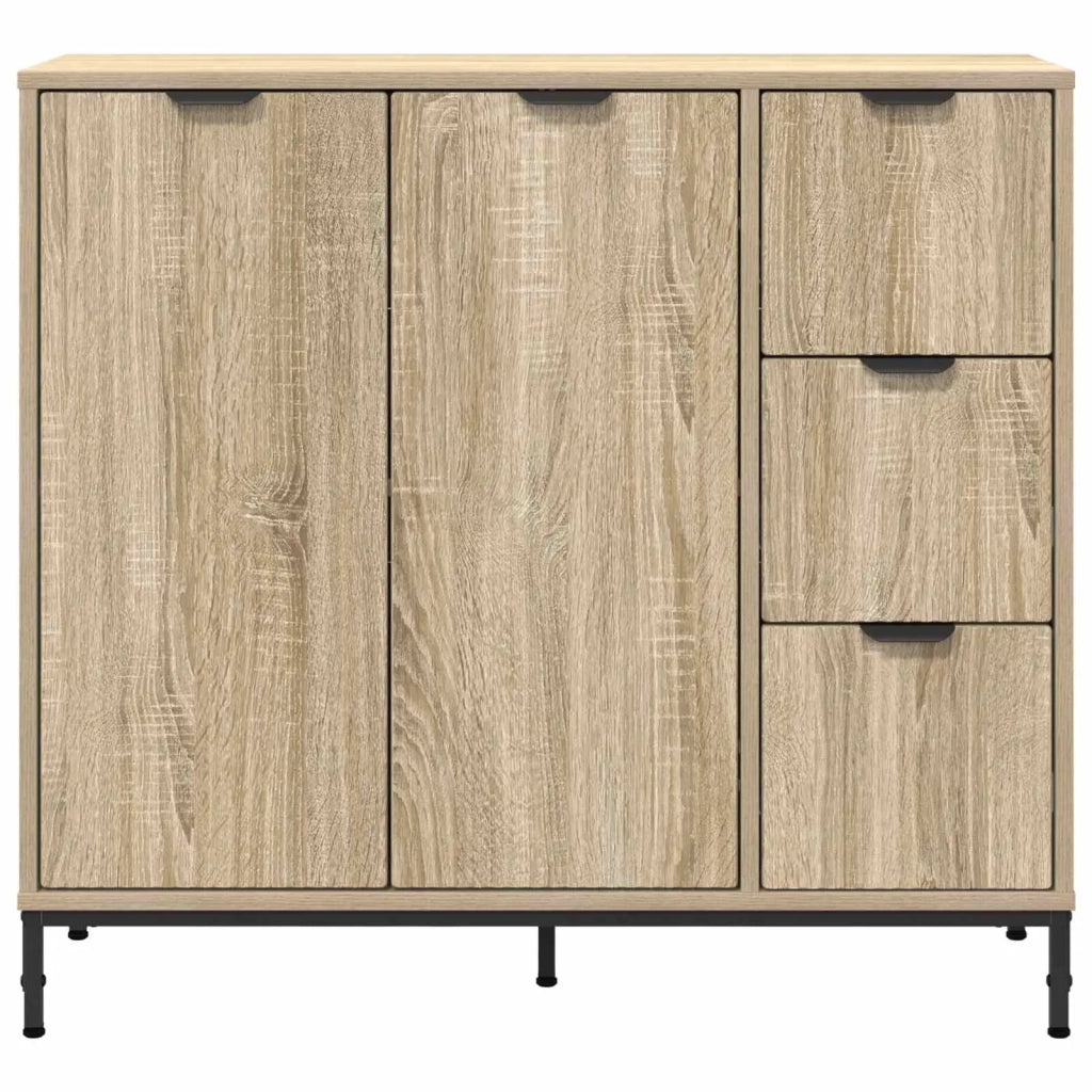 Credenza Rovere Sonoma 89,5 x 33 x 82 cm Legno multistrato 883456