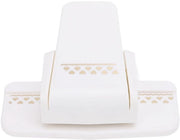 Piastra per bordi compatta - Piastra per bordi per carta - Realizzata in plastica resistente - Adatta per carta da 120-220g - Ideale per scrapbook e cartoline - Ottima per progetti creativi - Piastra per bordi per carta