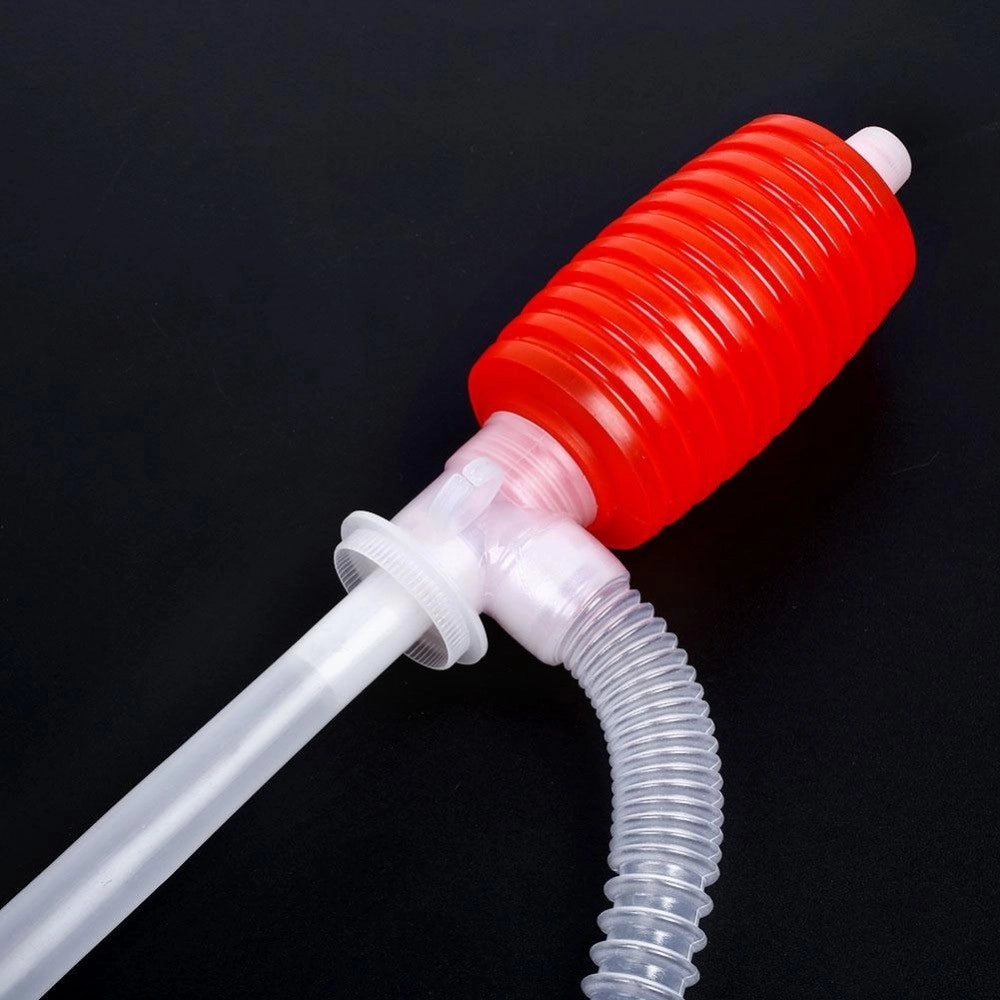 Trade Shop - Pompa Travaso Manuale A Sifone Succhia Aspira Liquidi Carburante Vino Acqua Olio -