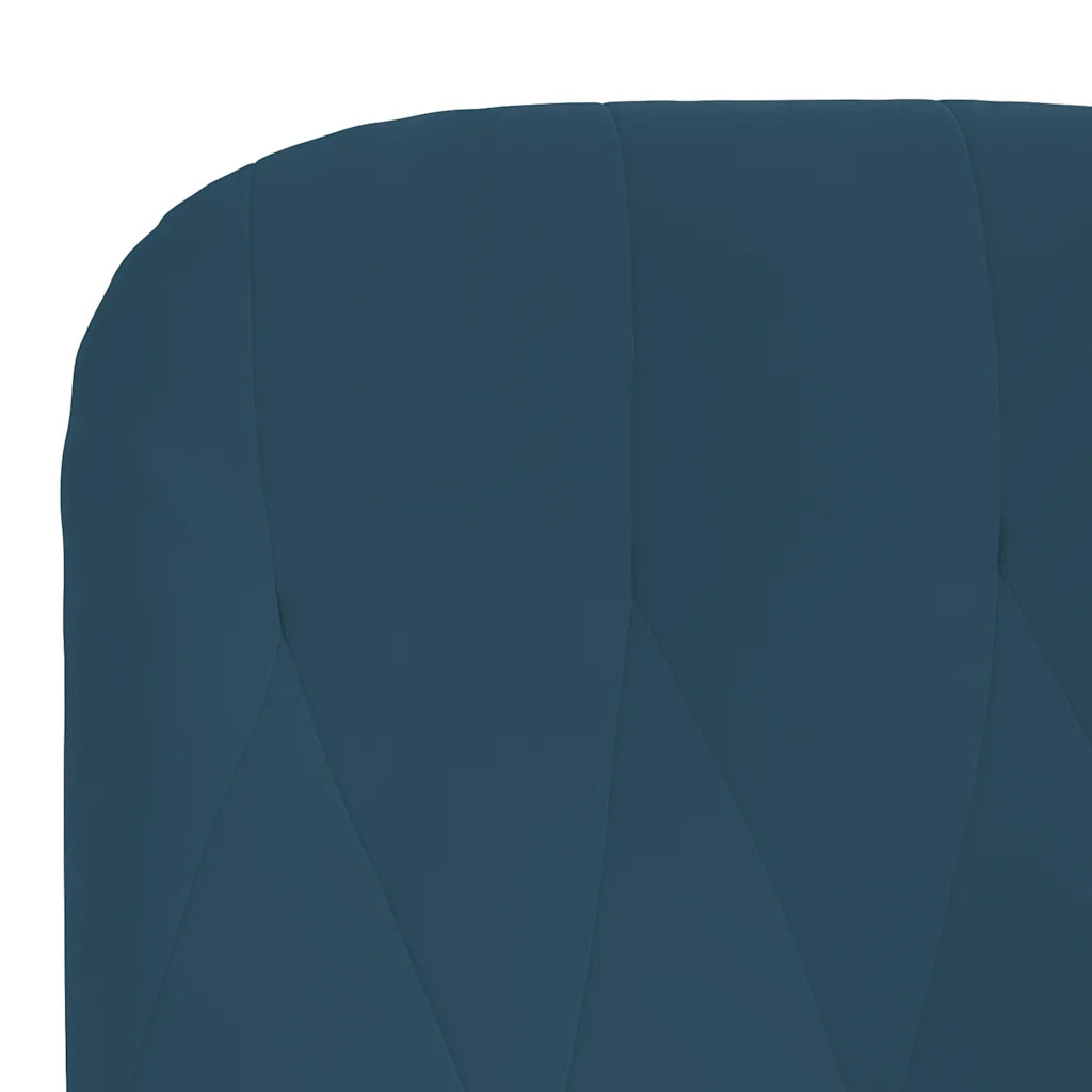 Poltrona Relax-Poltroncina Blu in Velluto 859778