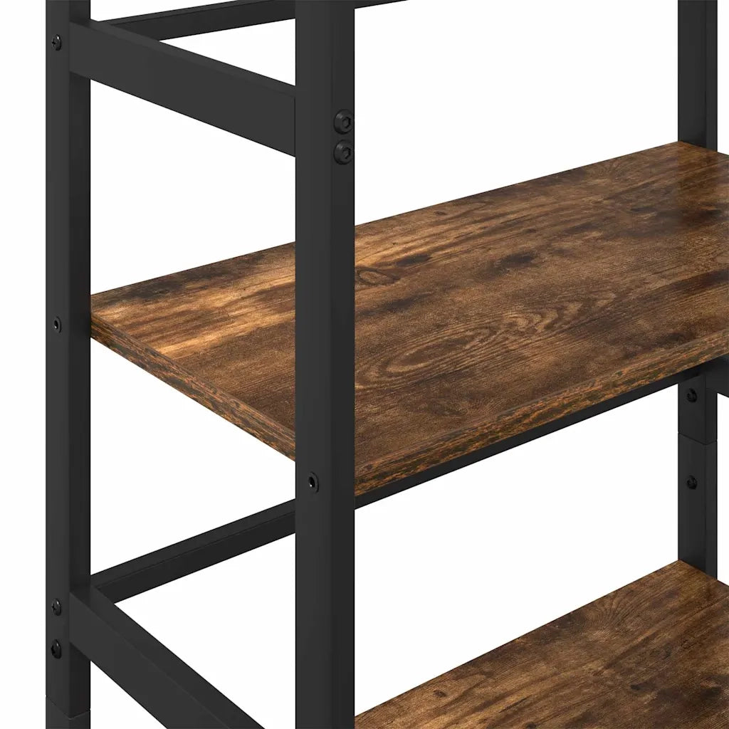 Libreria Rovere fumé 60 x 29,5 x 115 cm Legno multistrato 883924