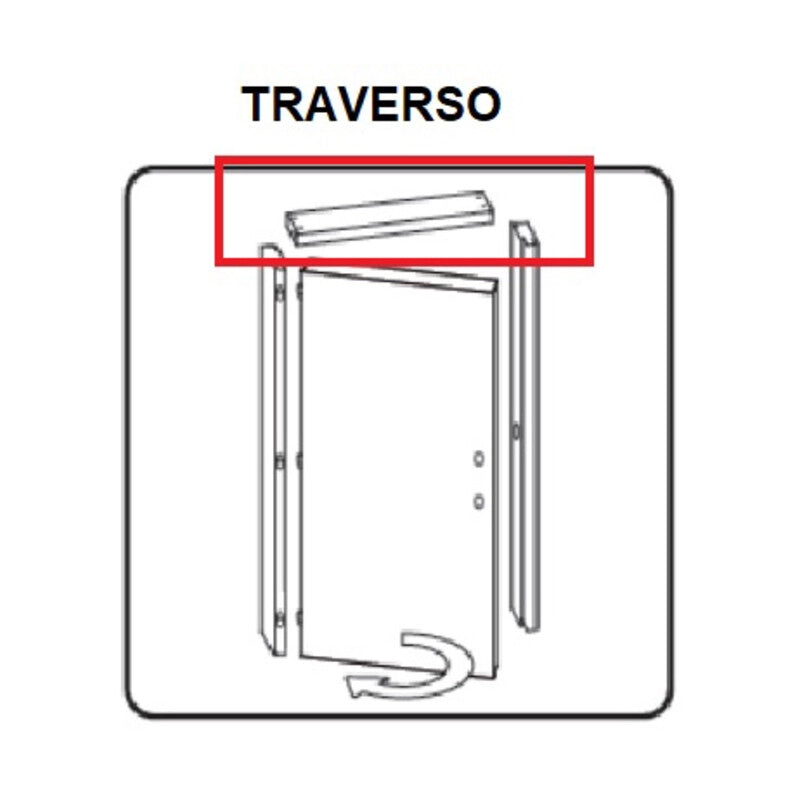 R TRAVERSO BATTENTE PORTA MICROTEC ROV GRI 210X80- 1,0 pz