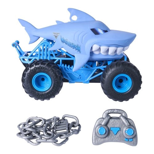 Radiocomando spin master 6077795 monster jam chomping megalodon truck