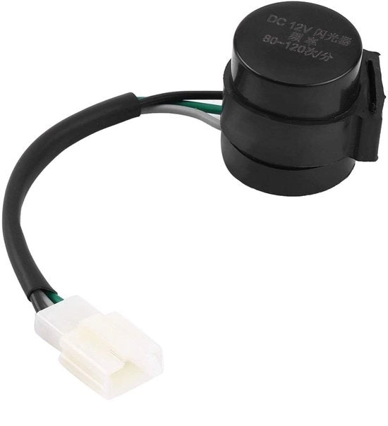 Indicatore di Direzione Relais - 3 Pin - Flasher Ronde - GY6 Motocicletta/Scoperta/ATV - Materiale Resine Sintetiche - Alta Affidabilità