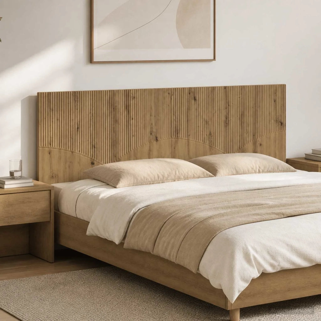Testiera da Muro HOORN Rovere Artigianale Legno ingegnerizzato 897374