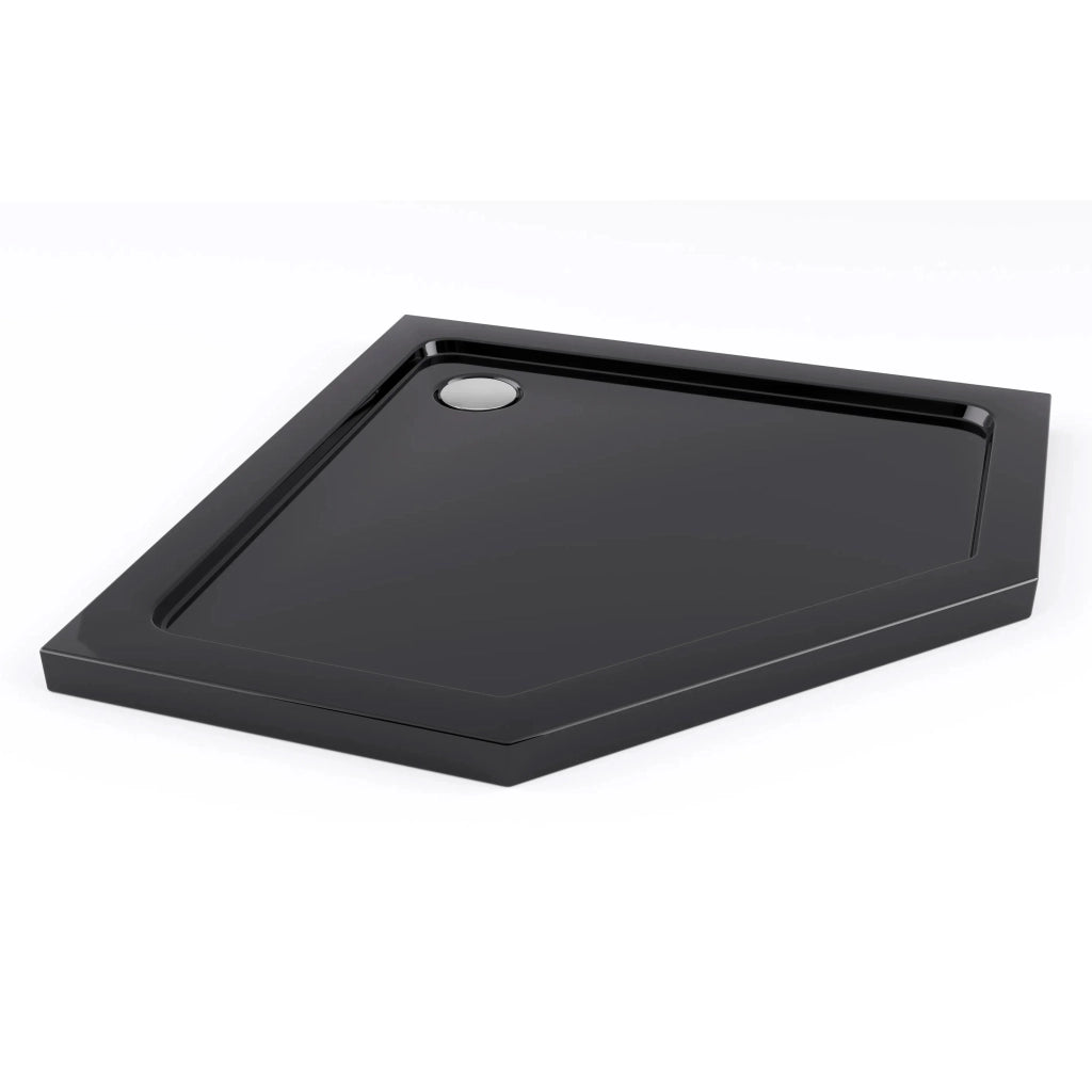 Cabina Doccia Diamond Black Mat 80x80 senza piatto doccia
