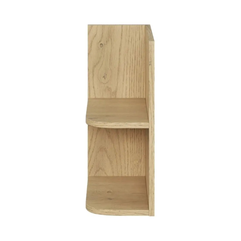 Set da bagno sospeso OSTER 100cm: mobile sottolavabo con cassetti e nicchie a vista + piano per lavabo