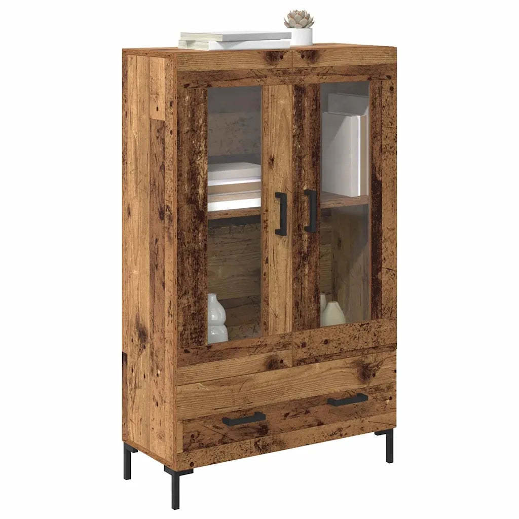 Credenza-Buffet-Armadio da cucina Legno vecchio 69,5 x 31 x 115 cm Legno multistrato 790369