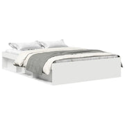 Letto matrimoniale | Letto per adulti | Giroletto in Bianco 140x200 cm