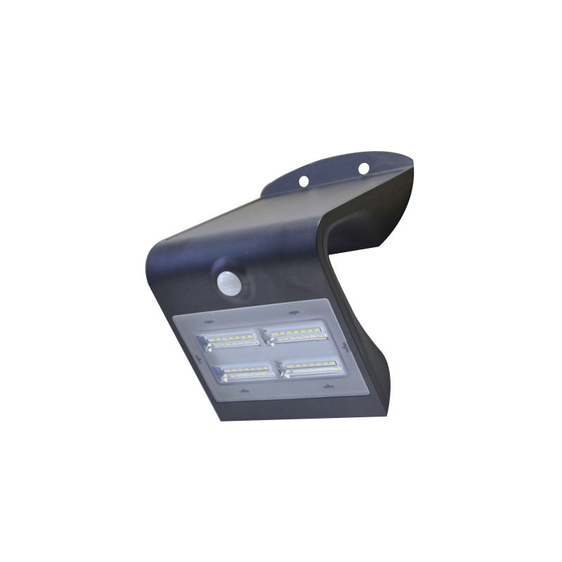 Lampe solaire de sÃ©curitÃ© et d'Ã©clairage pour abri de jardin - Noir