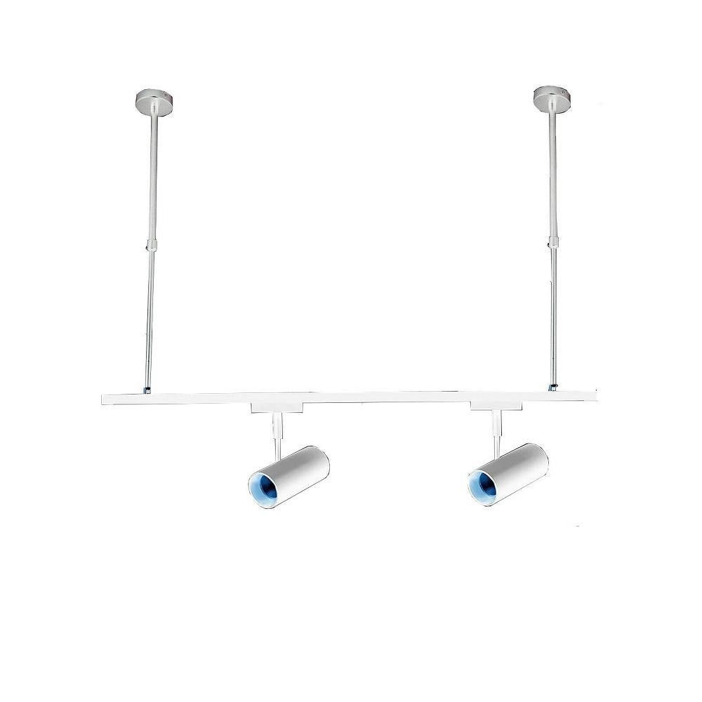 Trade Shop - Asta Regolabile Per Faretti A Binario Elettrico Staffa Illuminazione 20cm T-20cm -