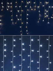 Tenda Luminosa Natalizia con Luci Led Natale Prolungabile Connect Esterno 3x1 mt Temperatura di colore: Luce Bianca