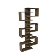 Libreria in legno "Lotus" - 75 x 21 x 161 cm - Noce