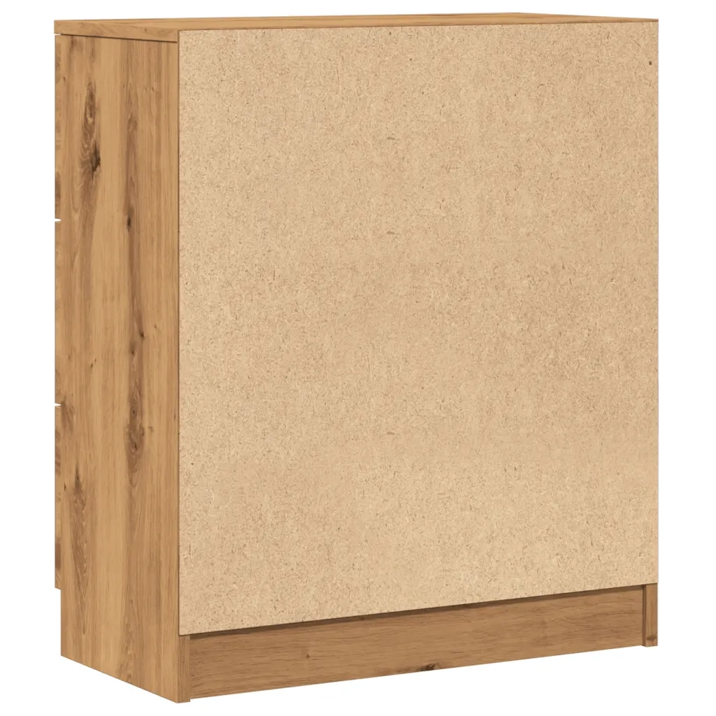 vidaXL Credenza Rovere Artigianale 60x30x70 cm in Legno Multistrato